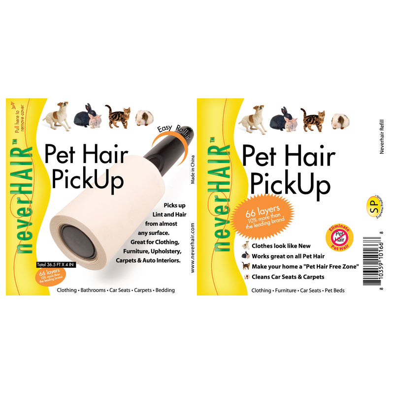 S & M PROFESSIONALS INC, Neverhair White Dog Hair Lifter 1 pk