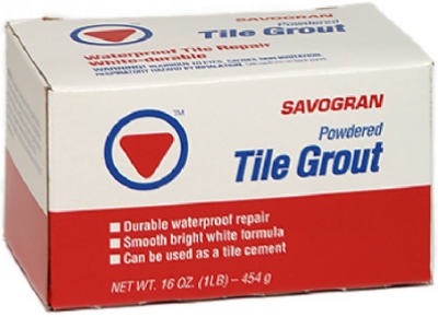 SAVOGRAN CO, Savogran Indoor and Outdoor White Tile Grout 1 lb (Pack of 12)