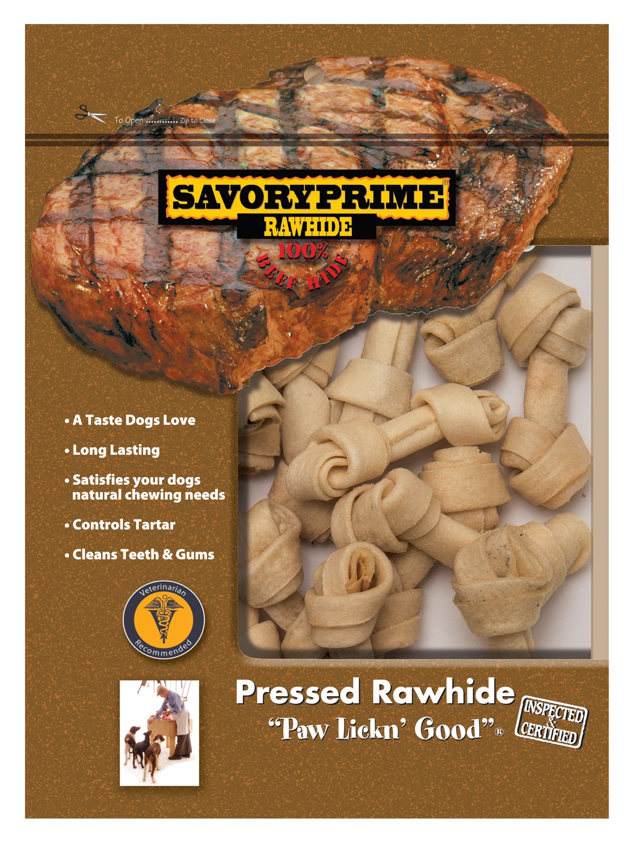 Savory Prime, Savory Prime 20102 Mini Rawhide Bones 20 Count