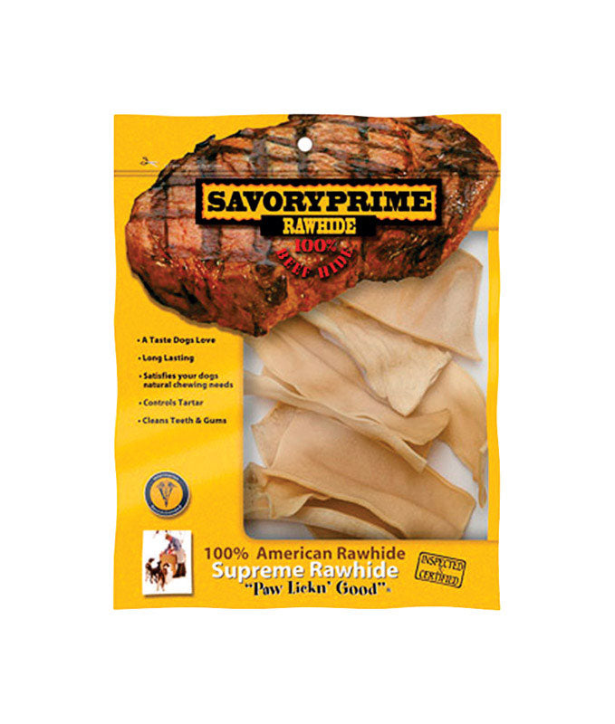 S & M PROFESSIONALS INC, Savory Prime All Size Dogs Adult Rawhide Chips Beef 1 pk