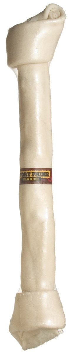 S & M PROFESSIONALS INC, Savory Prime Beef Rowhide Grain Free Knotted Bone For Dogs 21 in. 1 pk