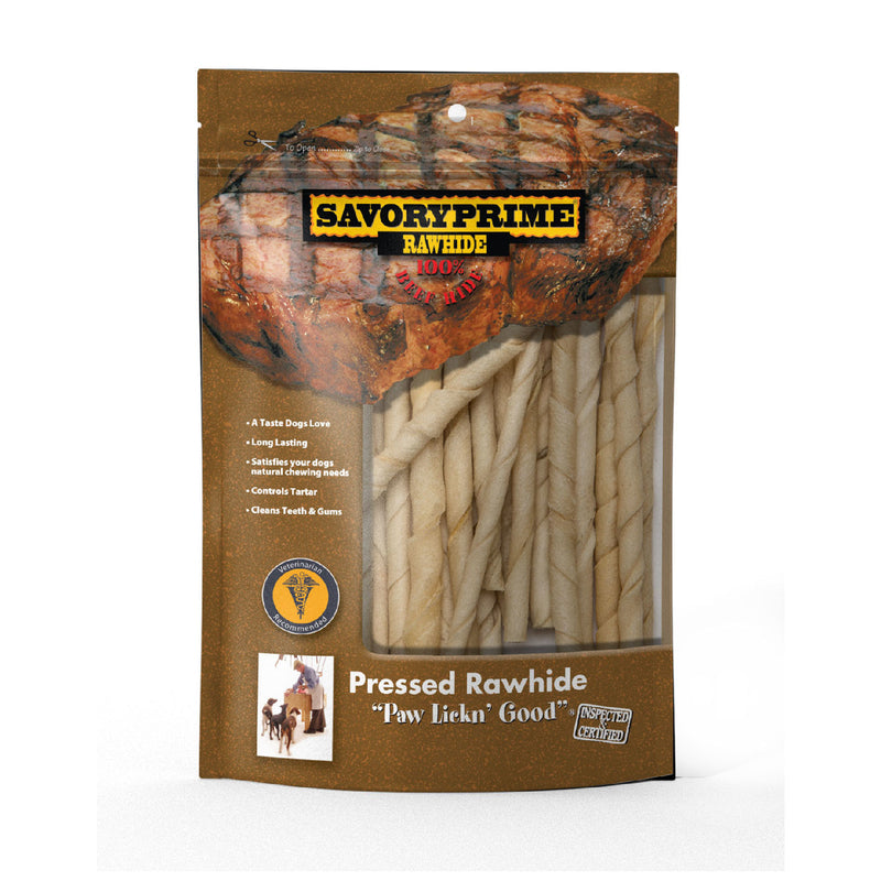 S & M PROFESSIONALS INC, Savory Prime Small/Medium Pressed Bone Rawhide Beef 5 in. L 20 pk