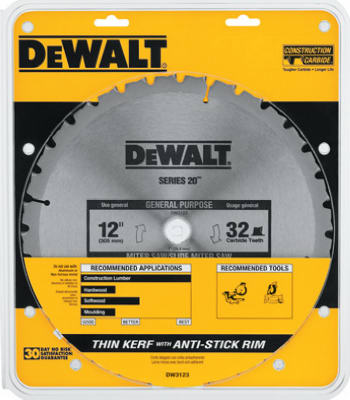 BLACK & DECKER US INC, Saw Blade 12" 32T Carb