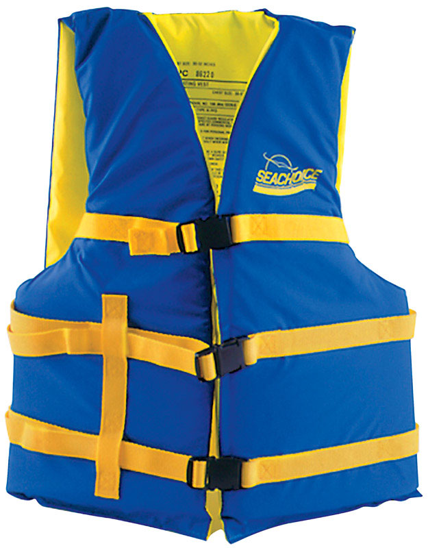 SEACHOICE/LAND&SEA INC., Seachoice  Adult  Multicolored  Life Vest