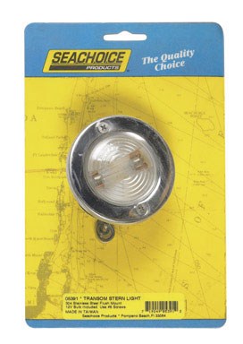 SEACHOICE/LAND&SEA INC., Seachoice Transom Light 12 V 3 " Dia