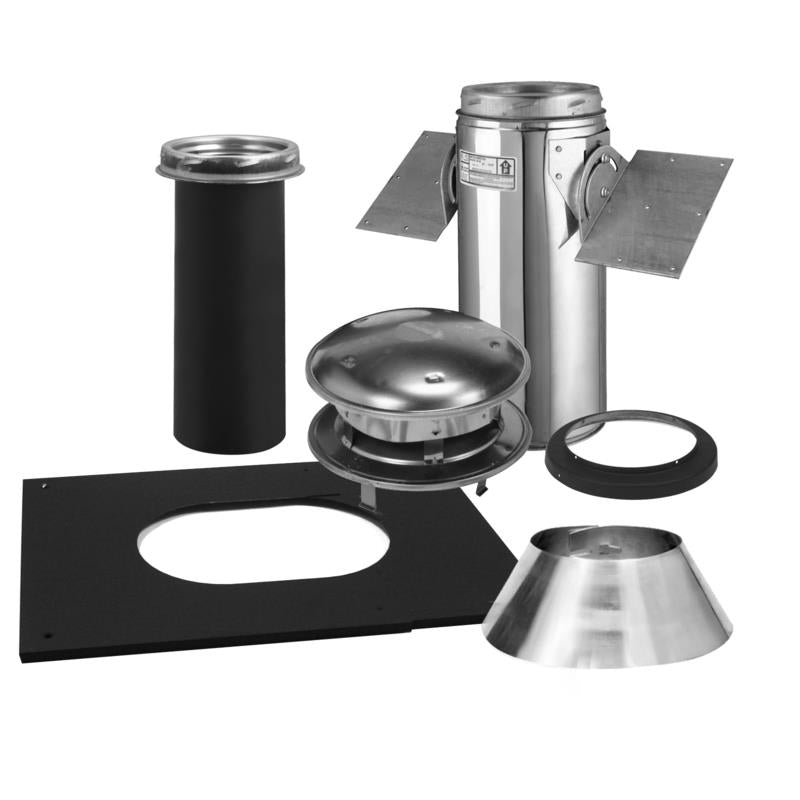 SELKIRK CORP, Selkirk 8 in. Stainless Steel Stove Pipe Ceiling Support Kit