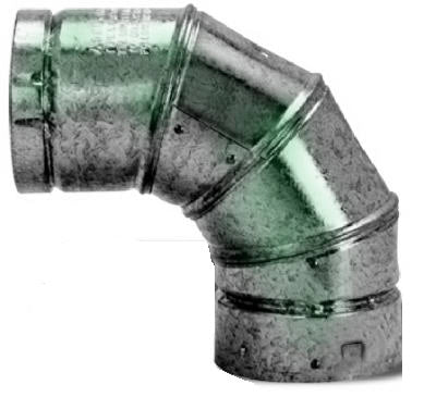 SELKIRK CORP, Selkirk Galvanized Steel Gas Vent Elbow